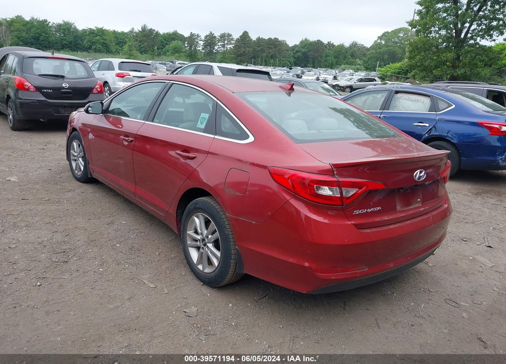 2016 HYUNDAI SONATA SE VIN: 5NPE24AFXGH297933