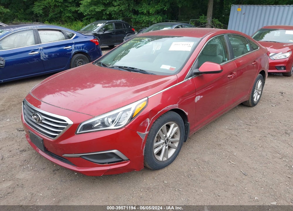 2016 HYUNDAI SONATA SE VIN: 5NPE24AFXGH297933