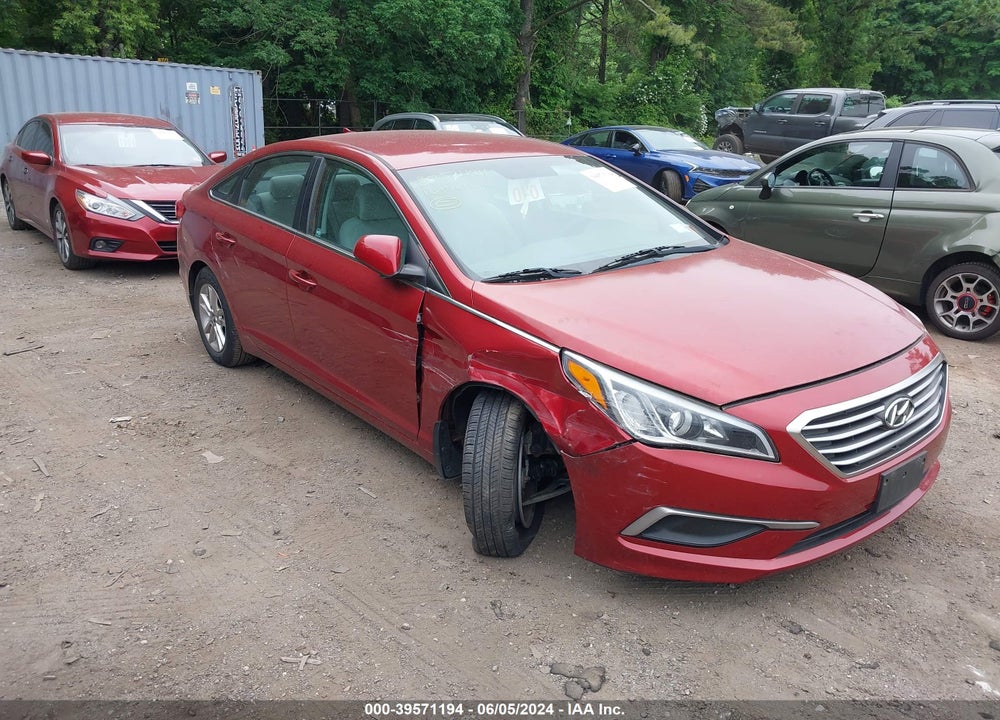 2016 HYUNDAI SONATA SE VIN: 5NPE24AFXGH297933