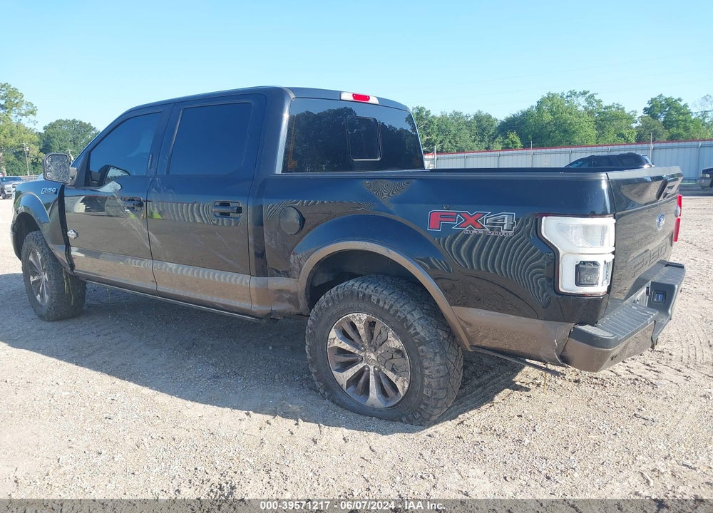 2019 FORD F-150 KING RANCH VIN: 1FTEW1E52KFD49966