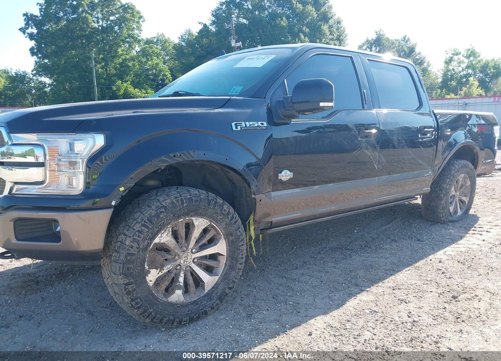 2019 FORD F-150 KING RANCH VIN: 1FTEW1E52KFD49966