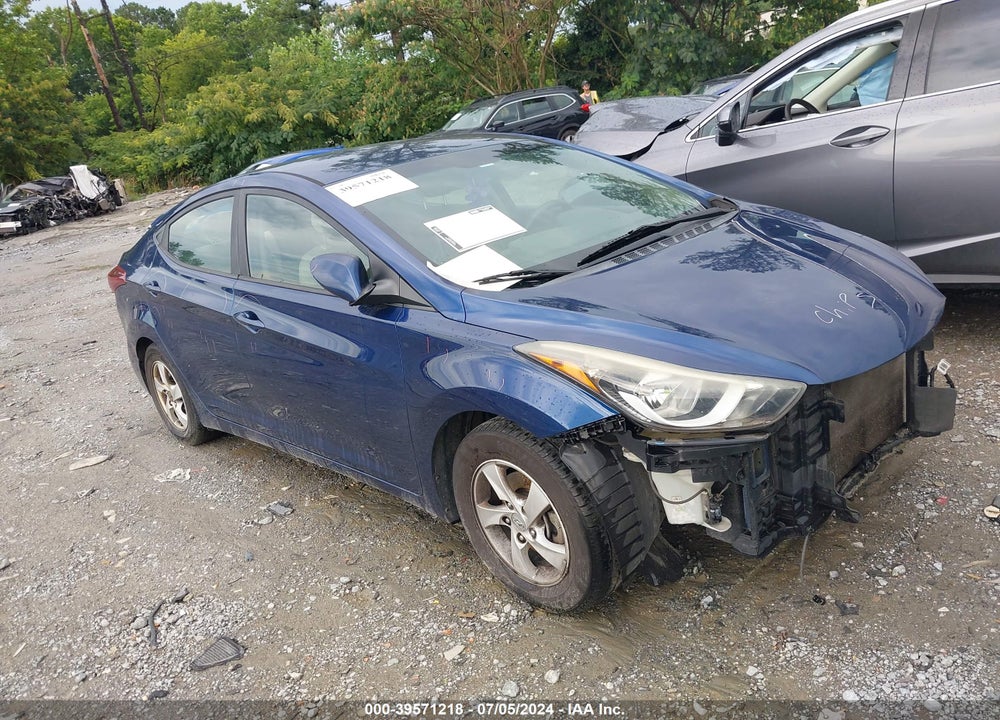 2015 HYUNDAI ELANTRA SE VIN: 5NPDH4AE6FH651592
