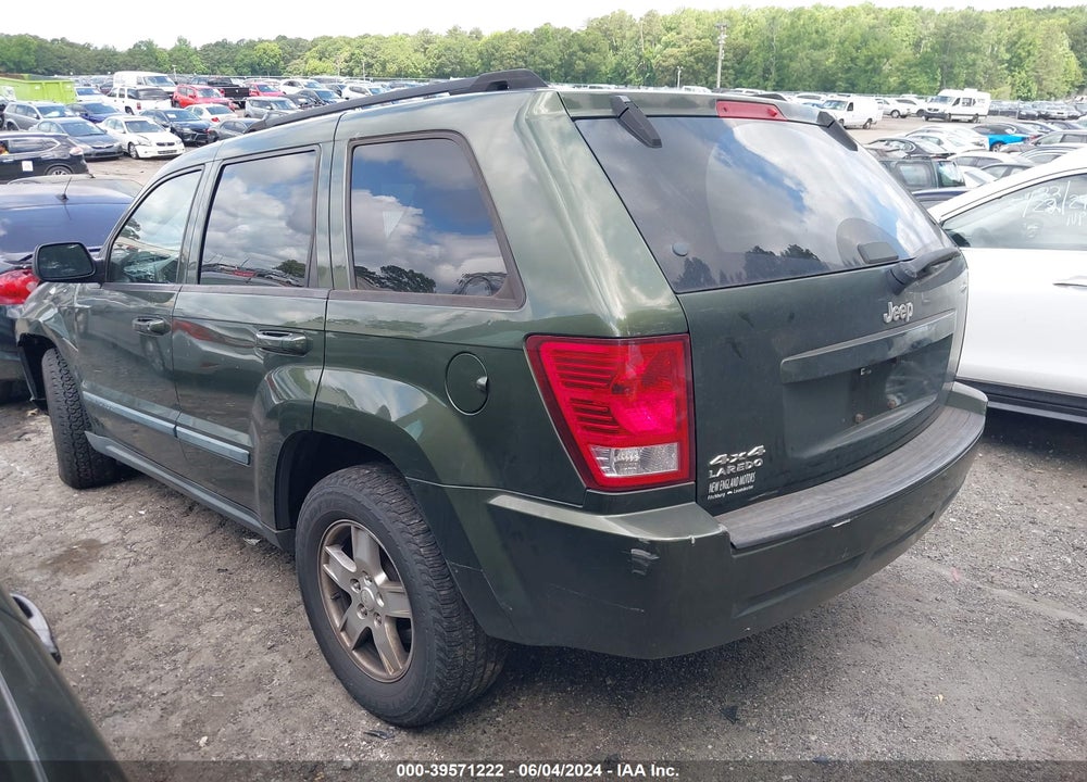 2007 JEEP GRAND CHEROKEE LAREDO VIN: 1J8GR48K87C524662