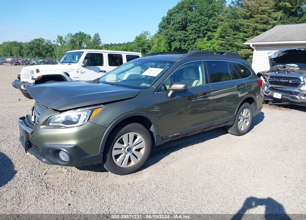 2015 SUBARU OUTBACK 2.5I PREMIUM VIN: 4S4BSAHC1F3317621