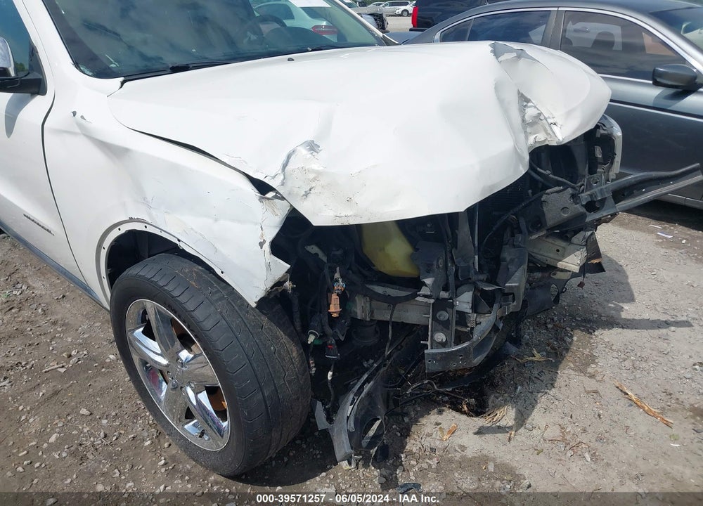 2012 DODGE DURANGO CITADEL VIN: 1C4RDHEG9CC257418