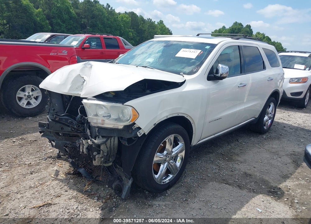 2012 DODGE DURANGO CITADEL VIN: 1C4RDHEG9CC257418
