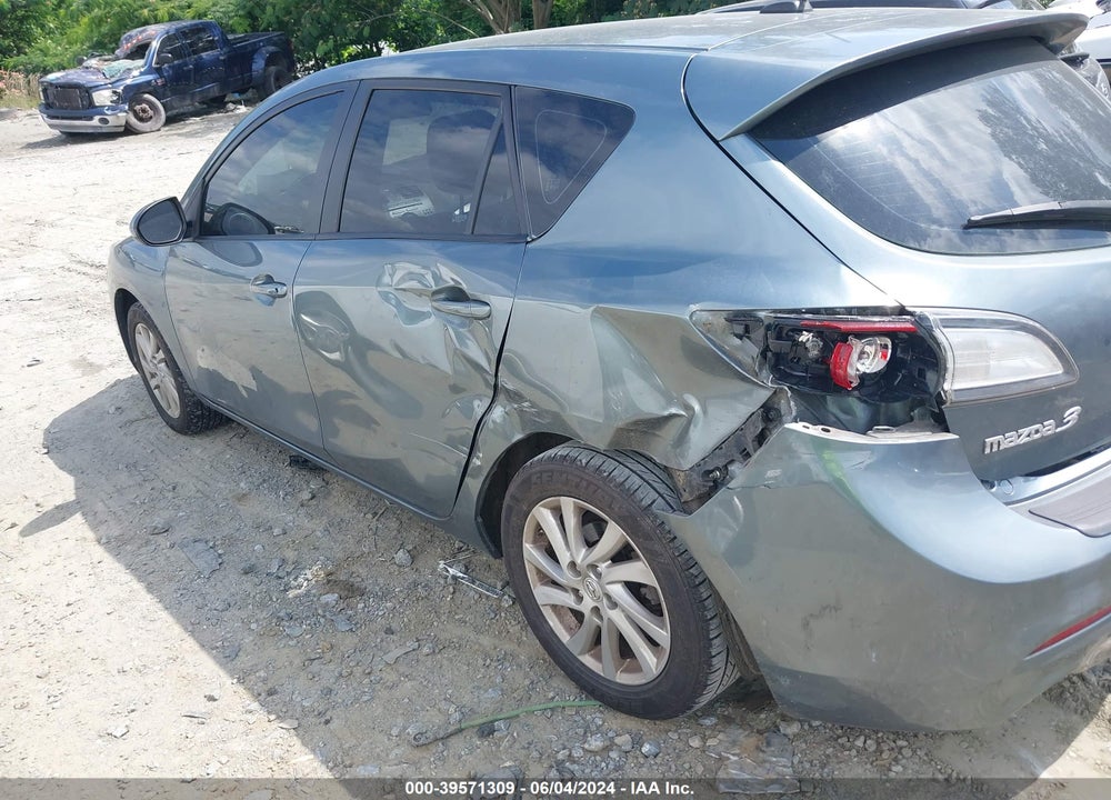 2012 MAZDA 3 I GRAND TOURING VIN: JM1BL1M75C1643357