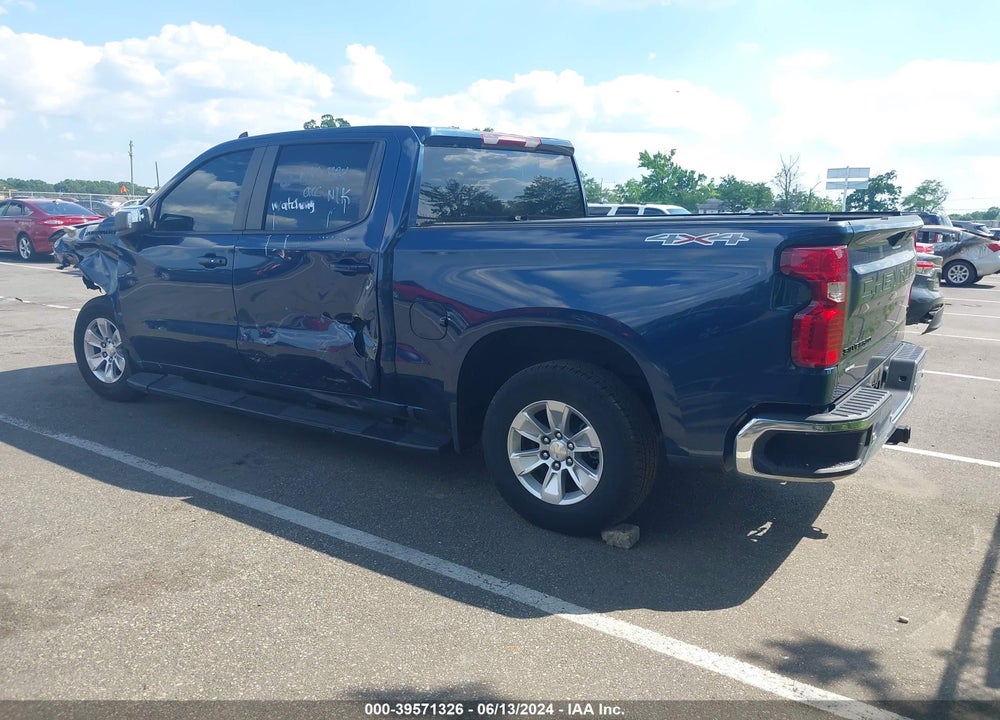 2022 CHEVROLET SILVERADO 1500 LTD 4WD SHORT BED LT VIN: 1GCPYDEK6NZ174893