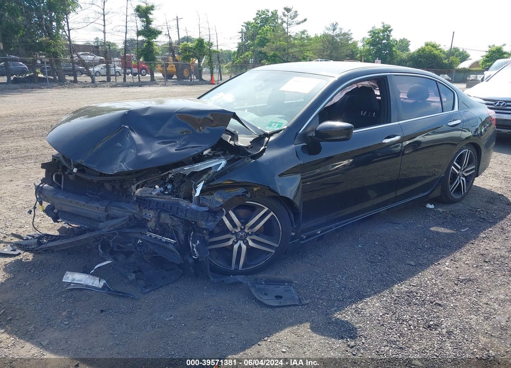 2017 HONDA ACCORD SPORT VIN: 1HGCR2F57HA284929