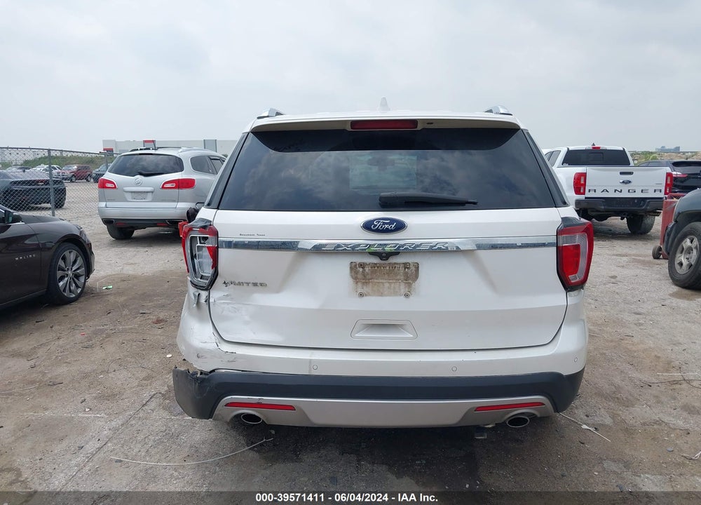 2017 FORD EXPLORER LIMITED VIN: 1FM5K7F81HGC76322