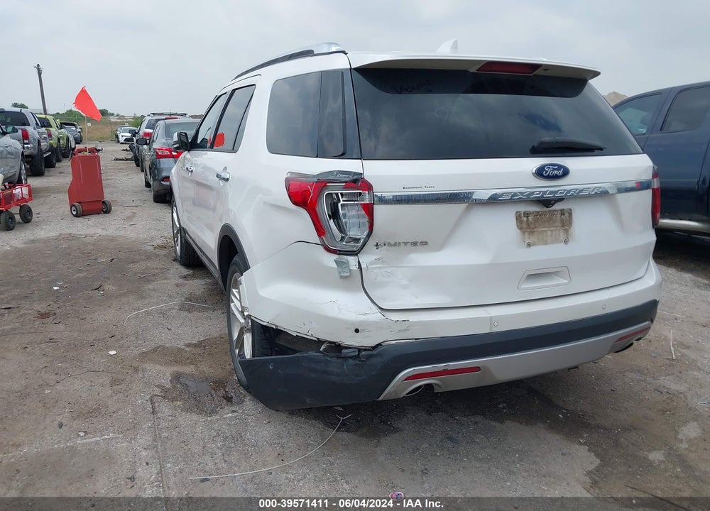 2017 FORD EXPLORER LIMITED VIN: 1FM5K7F81HGC76322