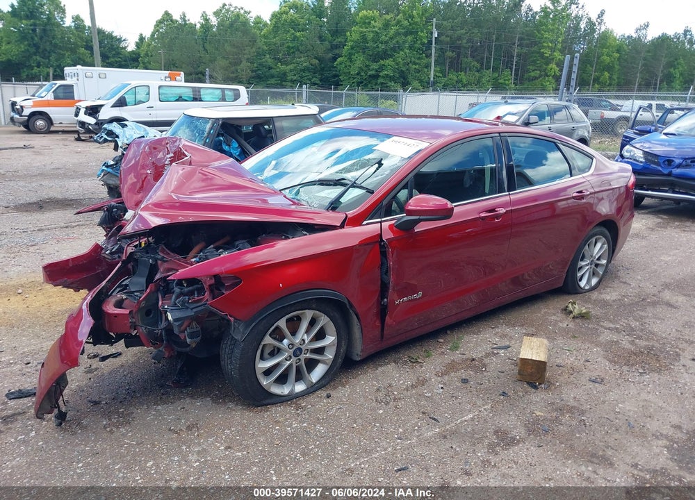 2019 FORD FUSION HYBRID SE VIN: 3FA6P0LU5KR205567