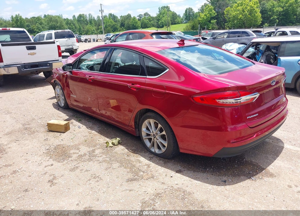 2019 FORD FUSION HYBRID SE VIN: 3FA6P0LU5KR205567