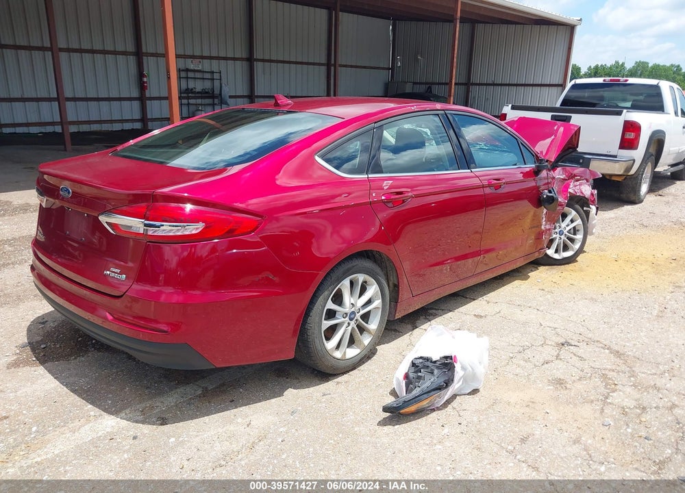 2019 FORD FUSION HYBRID SE VIN: 3FA6P0LU5KR205567