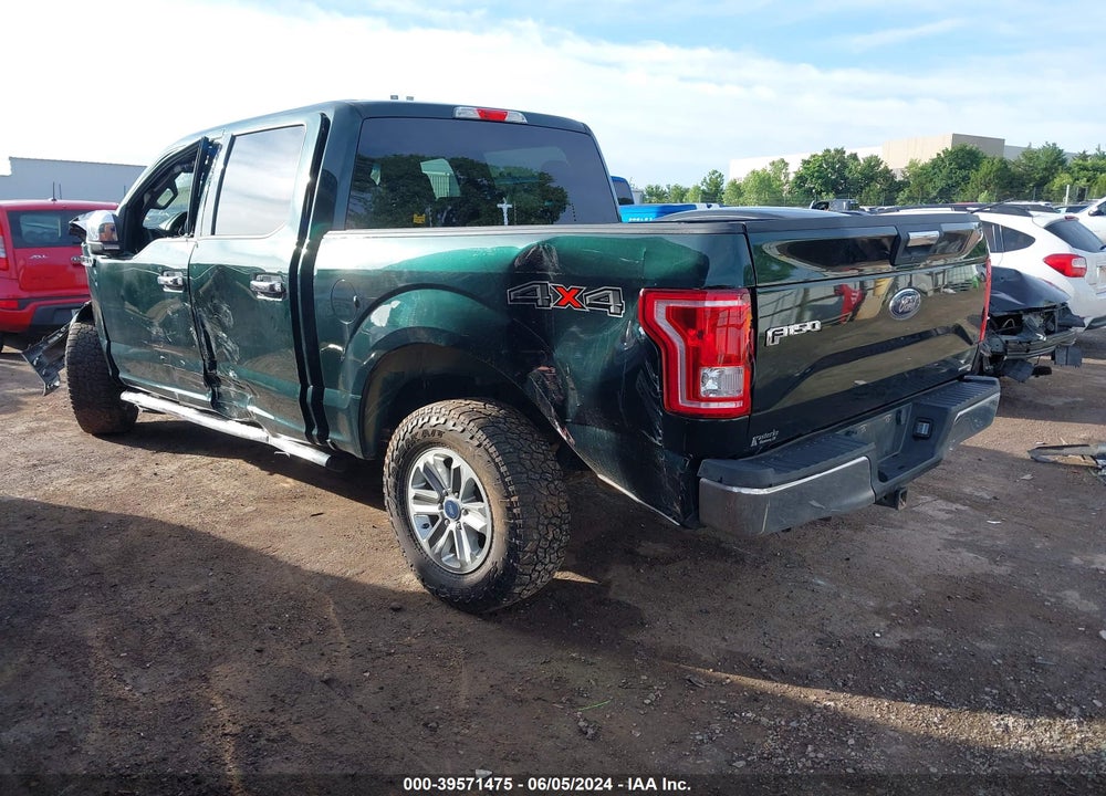 2016 FORD F-150 XLT VIN: 1FTEW1EF9GKE61641