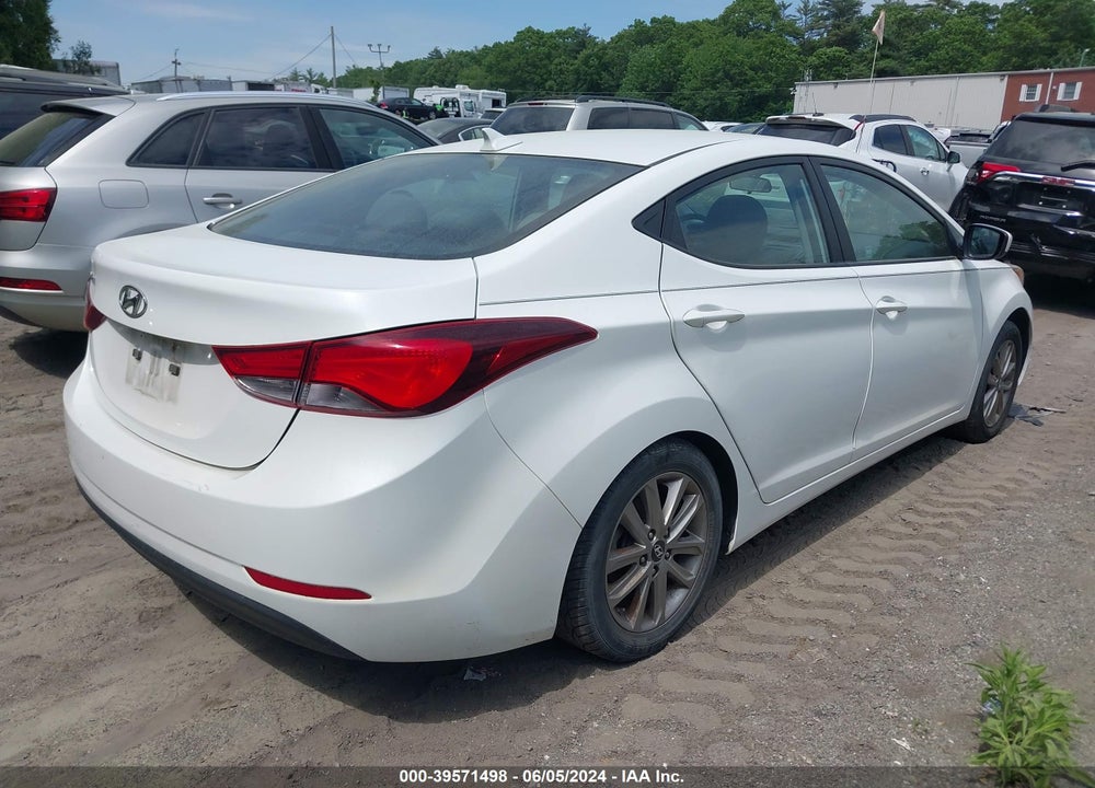 2014 HYUNDAI ELANTRA SE VIN: 5NPDH4AEXEH501936