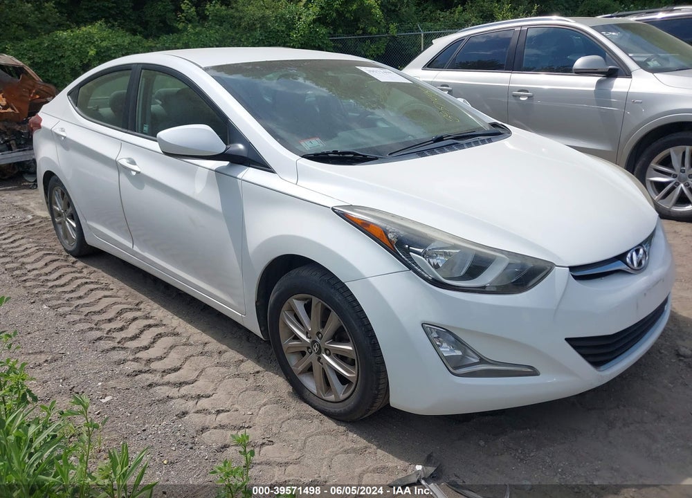 2014 HYUNDAI ELANTRA SE VIN: 5NPDH4AEXEH501936