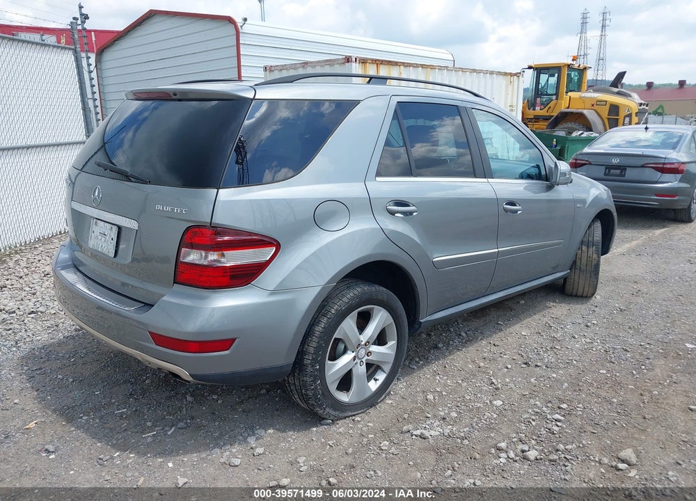 2011 MERCEDES-BENZ ML 350 BLUETEC 4MATIC VIN: 4JGBB2FB3BA724880