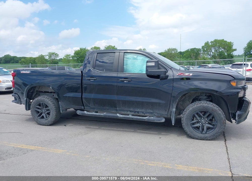 2020 CHEVROLET SILVERADO 1500 4WD DOUBLE CAB STANDARD BED CUSTOM TRAIL BOSS VIN: 1GCRYCEF0LZ277309