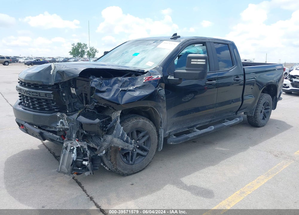 2020 CHEVROLET SILVERADO 1500 4WD DOUBLE CAB STANDARD BED CUSTOM TRAIL BOSS VIN: 1GCRYCEF0LZ277309