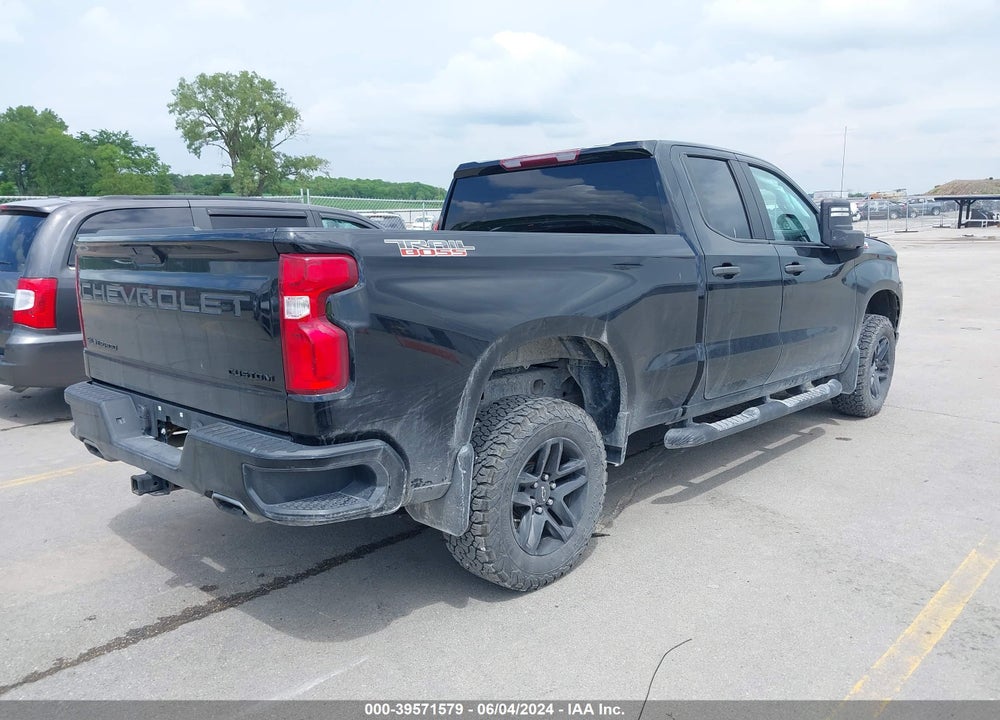 2020 CHEVROLET SILVERADO 1500 4WD DOUBLE CAB STANDARD BED CUSTOM TRAIL BOSS VIN: 1GCRYCEF0LZ277309