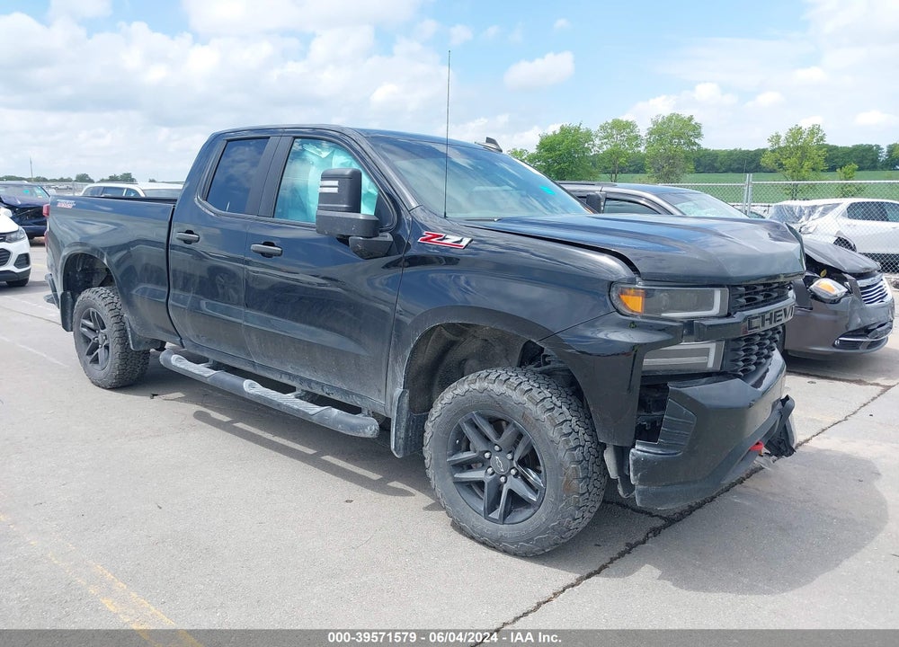 2020 CHEVROLET SILVERADO 1500 4WD DOUBLE CAB STANDARD BED CUSTOM TRAIL BOSS VIN: 1GCRYCEF0LZ277309