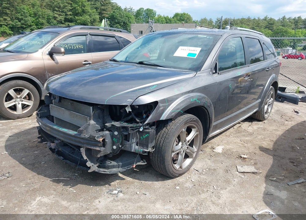 2016 DODGE JOURNEY CROSSROAD VIN: 3C4PDCGBXGT199857