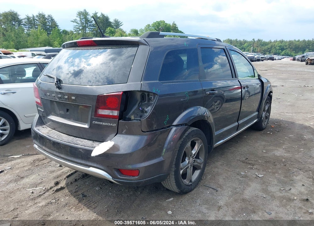 2016 DODGE JOURNEY CROSSROAD VIN: 3C4PDCGBXGT199857