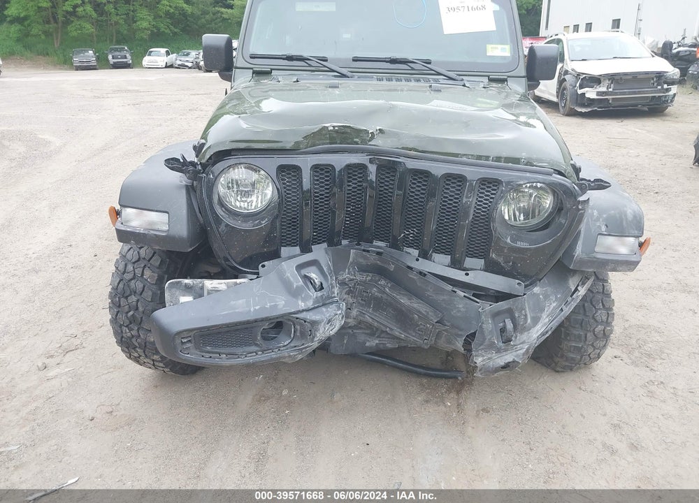 2022 JEEP WRANGLER UNLIMITED WILLYS SPORT 4X4 VIN: 1C4HJXDG1NW277860