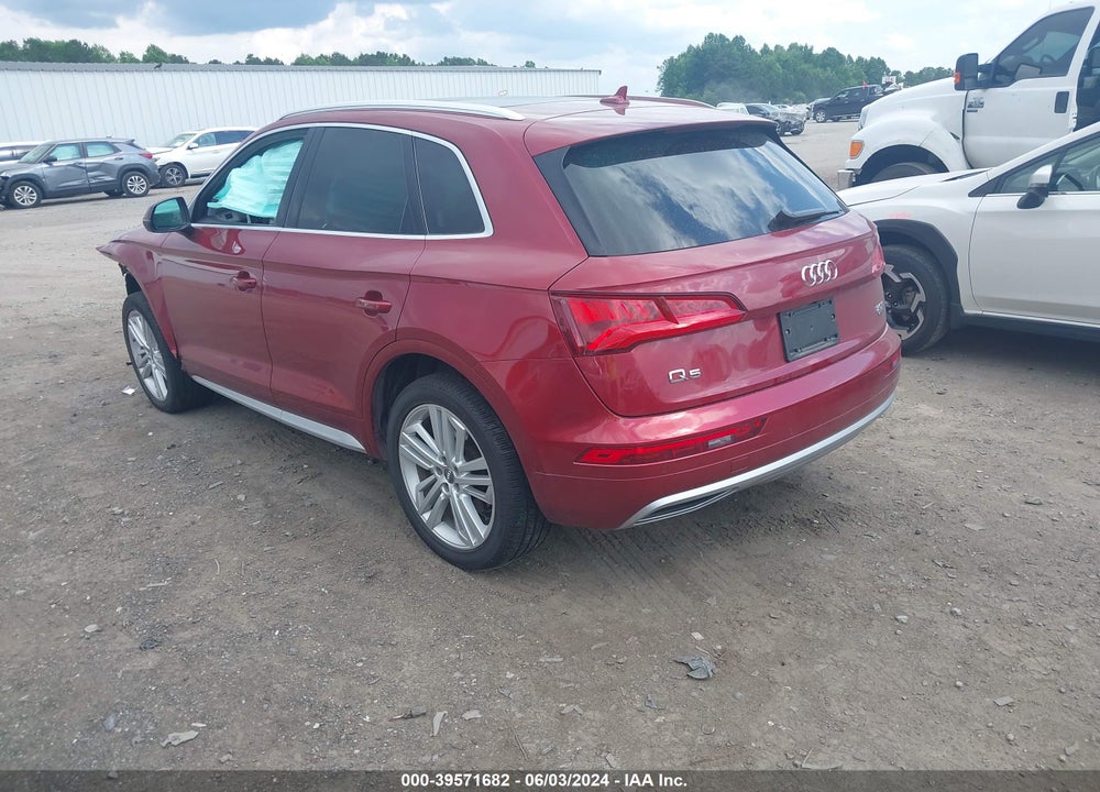2018 AUDI Q5 2.0T PREMIUM VIN: WA1BNAFY9J2219018