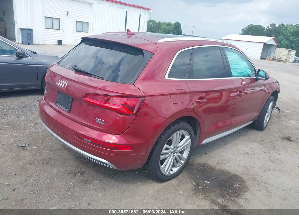 2018 AUDI Q5 2.0T PREMIUM VIN: WA1BNAFY9J2219018