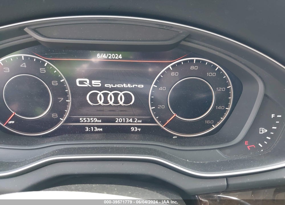 2019 AUDI Q5 45 PREMIUM VIN: WA1BNAFY3K2090789