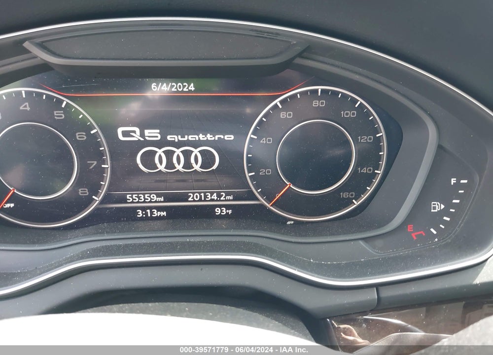 2019 AUDI Q5 45 PREMIUM VIN: WA1BNAFY3K2090789