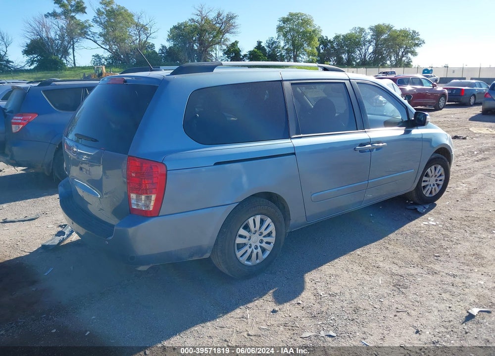 2012 KIA SEDONA LX VIN: KNDMG4C70C6475081