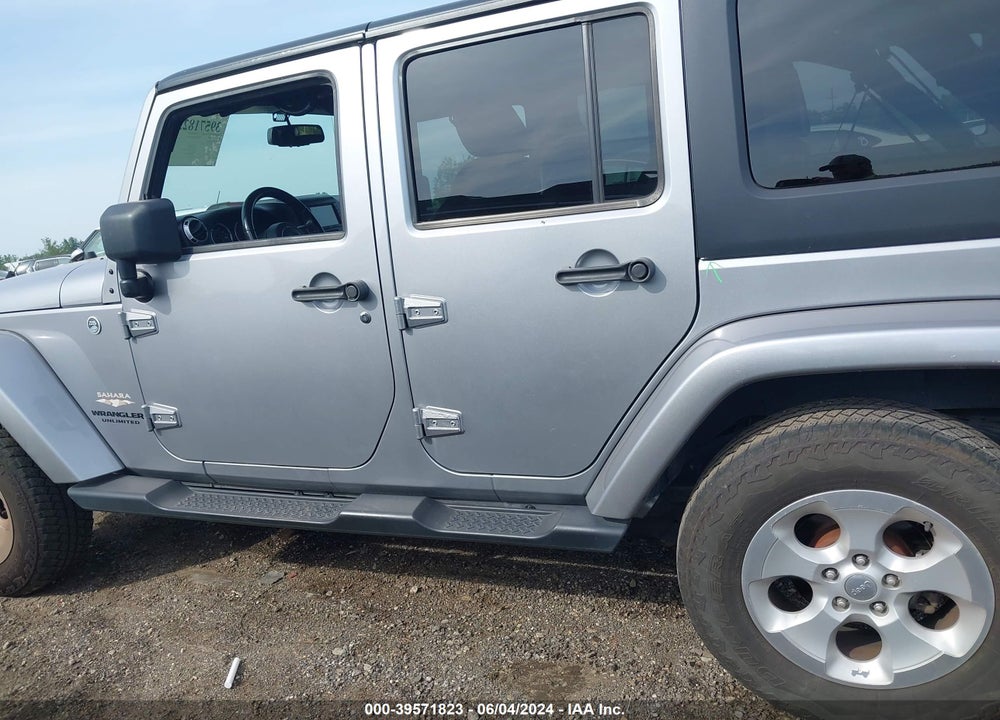 2014 JEEP WRANGLER UNLIMITED SAHARA VIN: 1C4BJWEG9EL164710