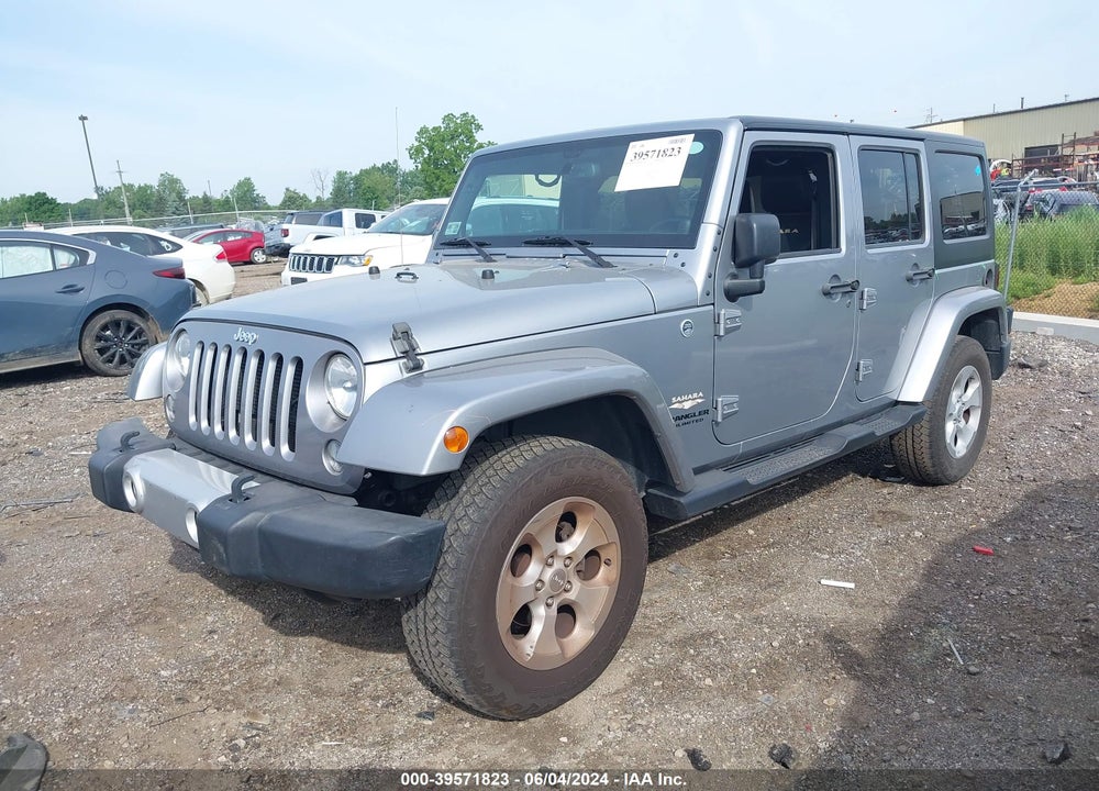 2014 JEEP WRANGLER UNLIMITED SAHARA VIN: 1C4BJWEG9EL164710