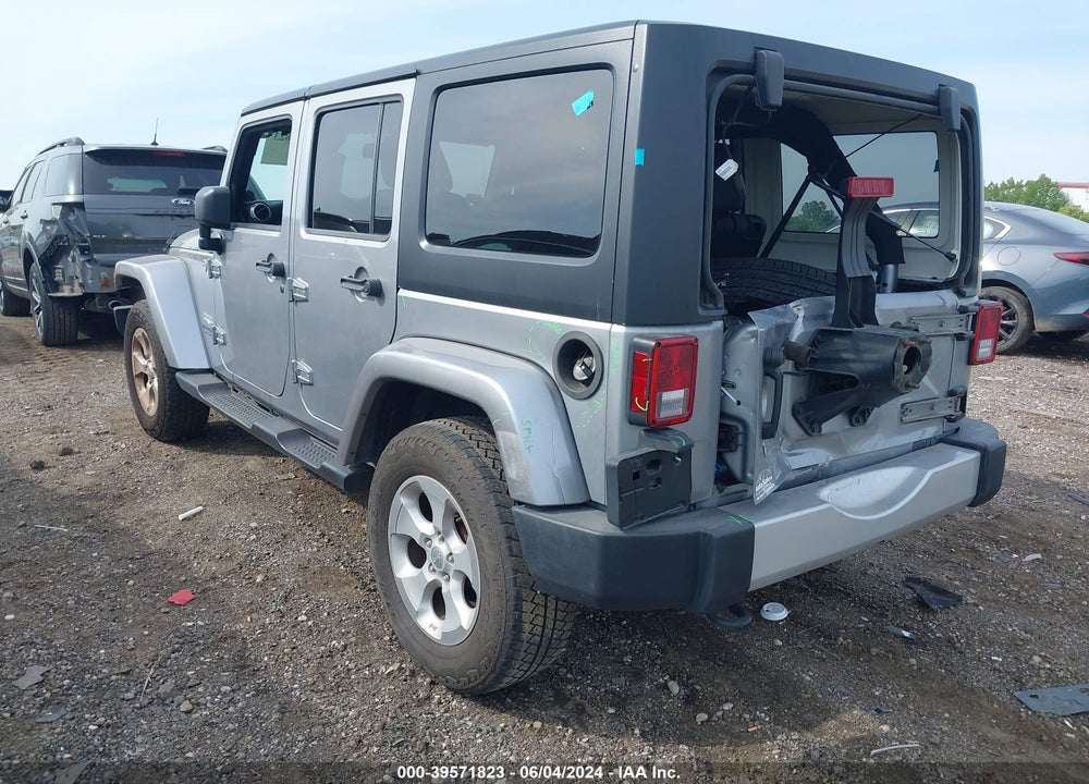 2014 JEEP WRANGLER UNLIMITED SAHARA VIN: 1C4BJWEG9EL164710