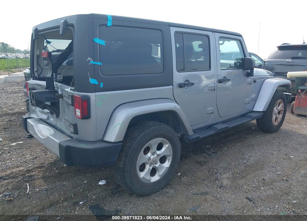 2014 JEEP WRANGLER UNLIMITED SAHARA VIN: 1C4BJWEG9EL164710