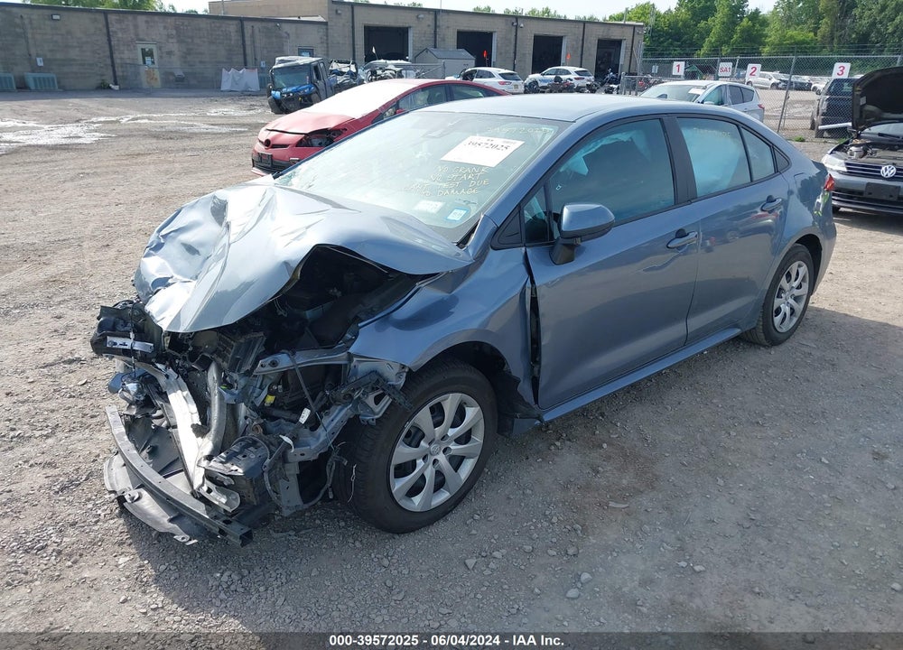 2021 TOYOTA COROLLA LE VIN: 5YFEPMAE2MP208847