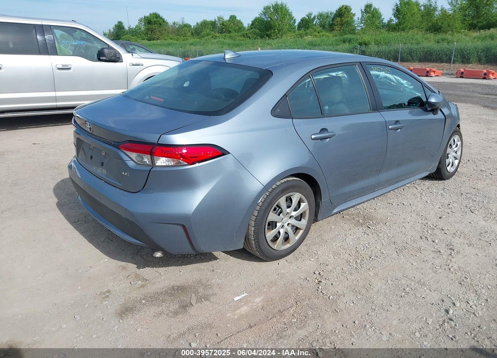 2021 TOYOTA COROLLA LE VIN: 5YFEPMAE2MP208847