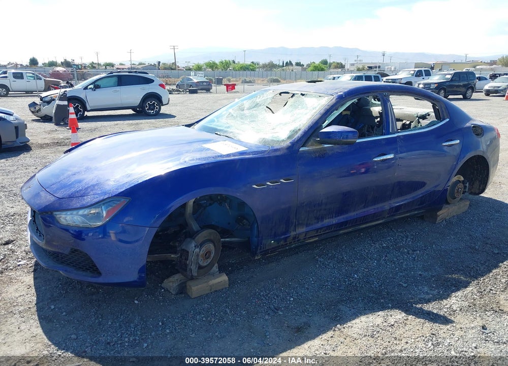 2017 MASERATI GHIBLI VIN: ZAM57XSA3H1197781