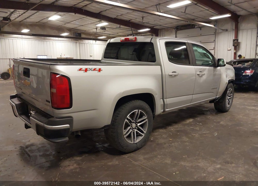 2020 CHEVROLET COLORADO 4WD SHORT BOX WT VIN: 1GCGTBEN2L1149126