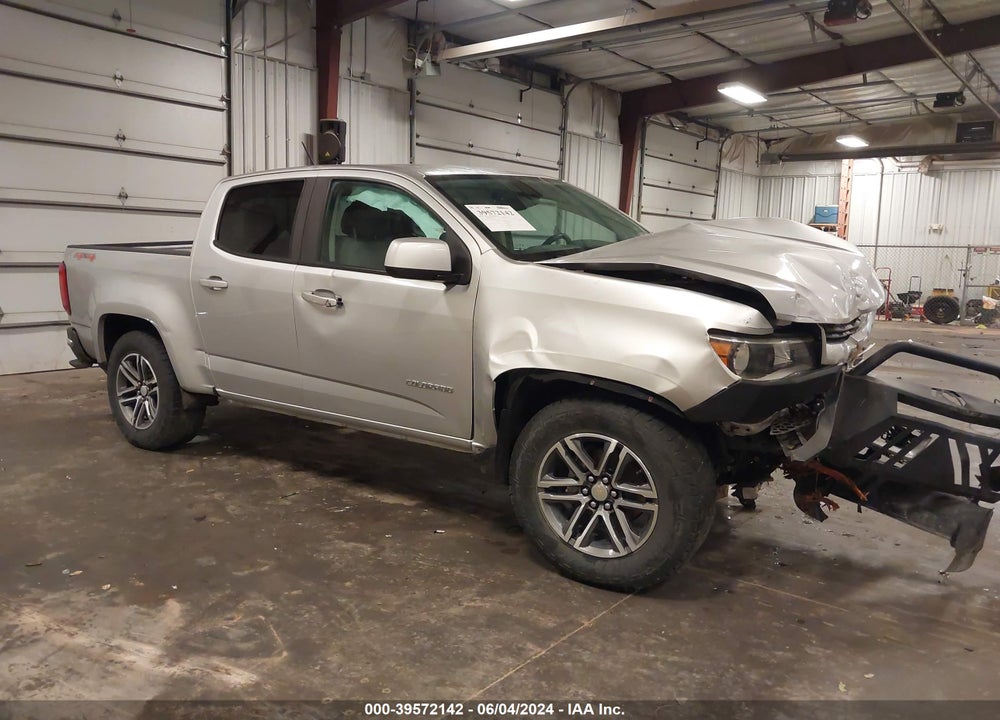 2020 CHEVROLET COLORADO 4WD SHORT BOX WT VIN: 1GCGTBEN2L1149126