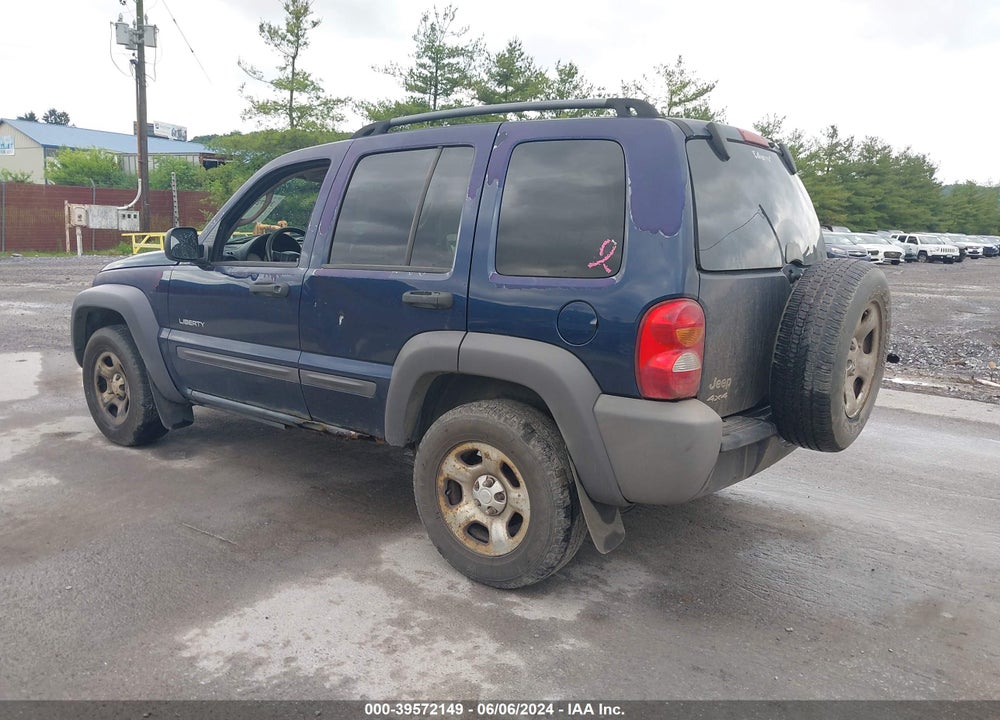 2004 JEEP LIBERTY SPORT VIN: 1J4GL48K04W323240