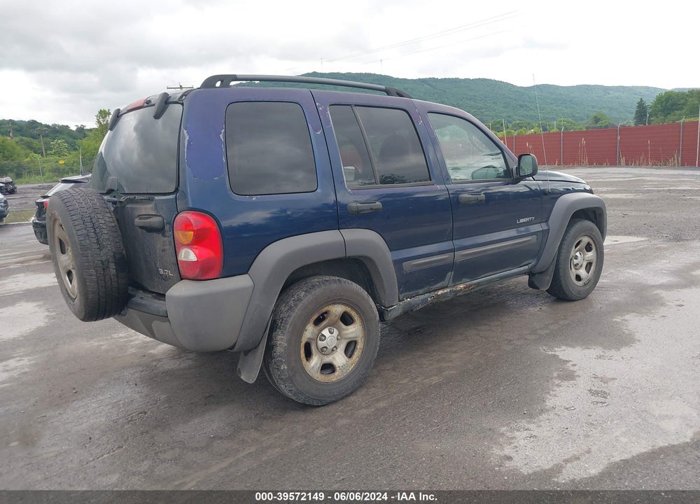 2004 JEEP LIBERTY SPORT VIN: 1J4GL48K04W323240