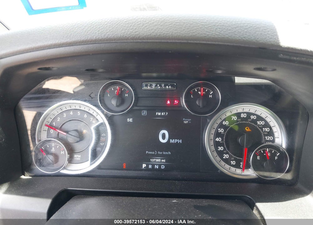 2019 RAM 1500 CLASSIC LONE STAR 4X2 5'7 BOX VIN: 1C6RR6LT2KS539305