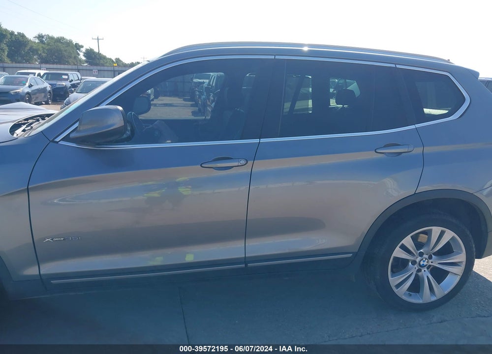 2013 BMW X3 XDRIVE35I VIN: 5UXWX7C57DL978827