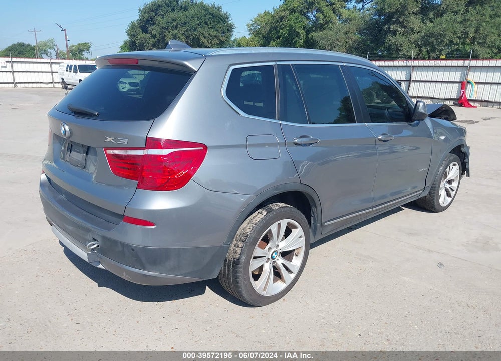 2013 BMW X3 XDRIVE35I VIN: 5UXWX7C57DL978827