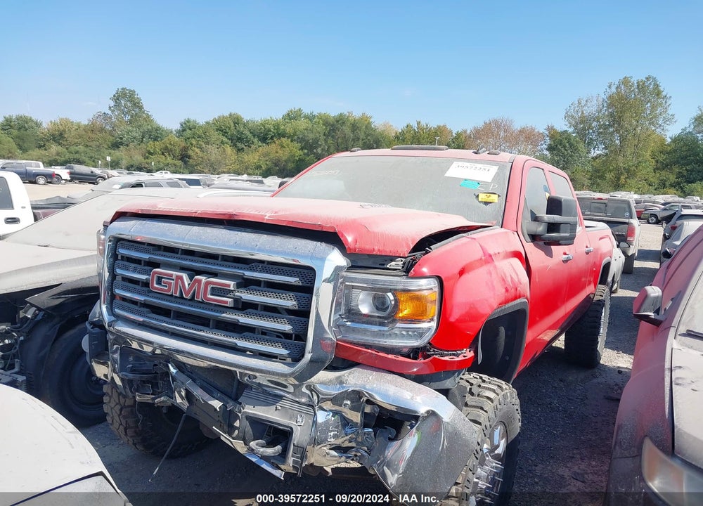 2015 GMC SIERRA 2500HD SLT VIN: 1GT12ZE87FF119381