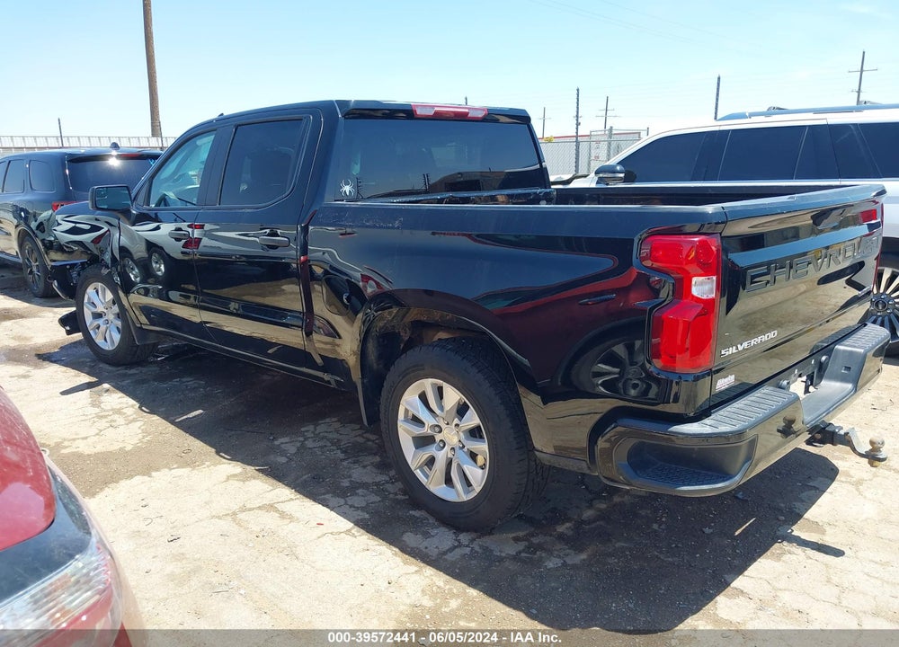 2021 CHEVROLET SILVERADO 1500 2WD SHORT BED CUSTOM VIN: 1GCPWBEK0MZ179869